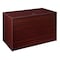 Regency Pedestal Desk Legacy 42" Single Pedestal Desk, Pencil D, Mahogany LSP4224CD1MH - alternate 3